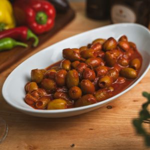 זיתים מרוקאים עם פטריות
